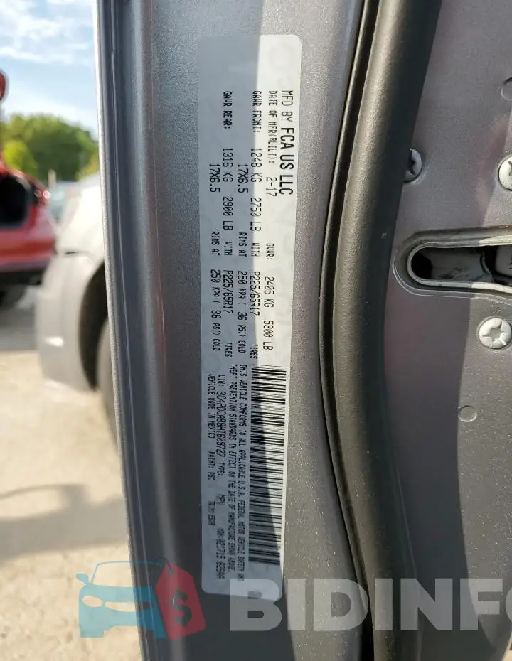 3C4PDCAB8HT609727 Photo# 14