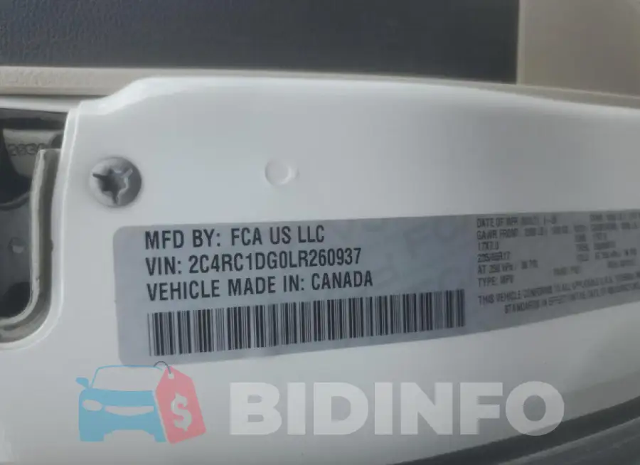 2C4RC1DG0LR260937 Photo# 13
