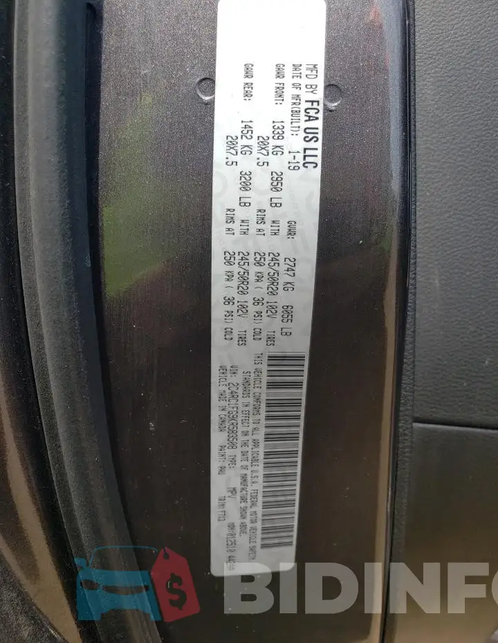 2C4RC1FG9KR583508 Photo# 13