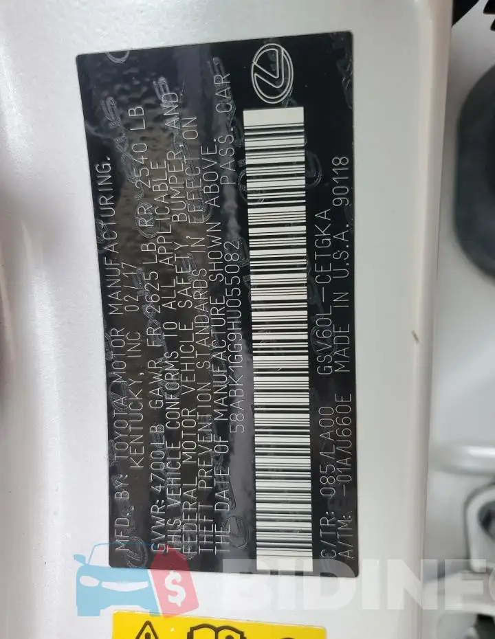 58ABK1GG9HU055082 Photo# 12