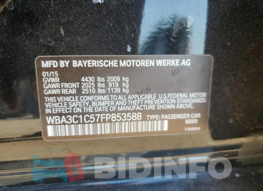 WBA3C1C57FP853588 Photo# 12