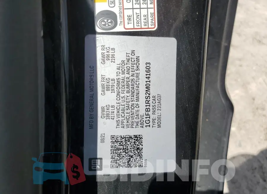 1G1FB1RS2M0141603 Photo# 12