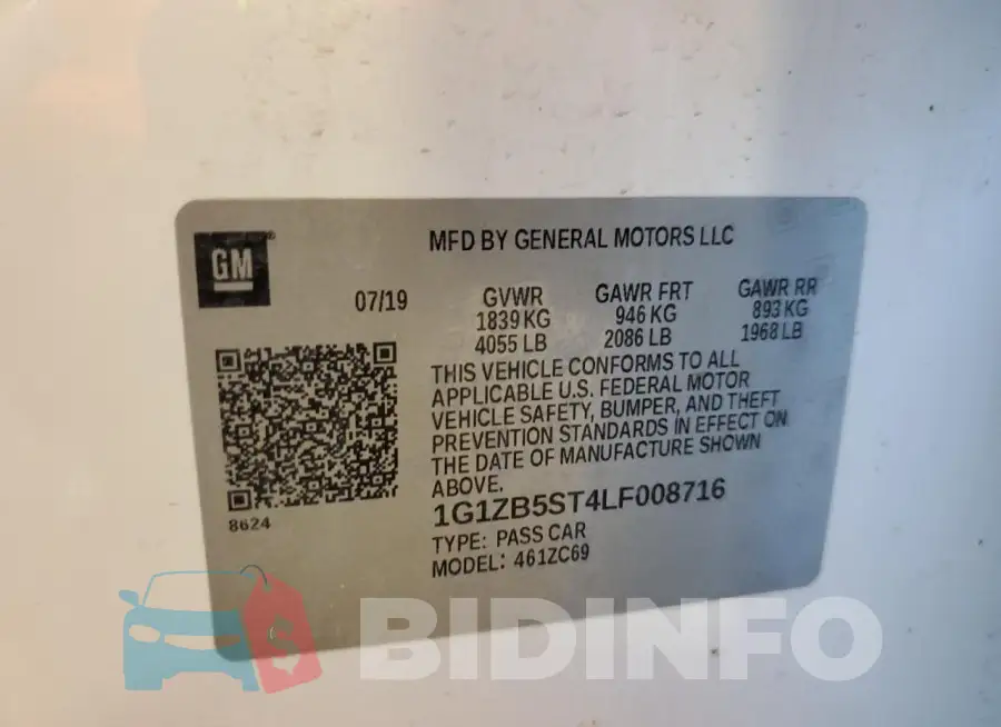 1G1ZB5ST4LF008716 Photo# 12