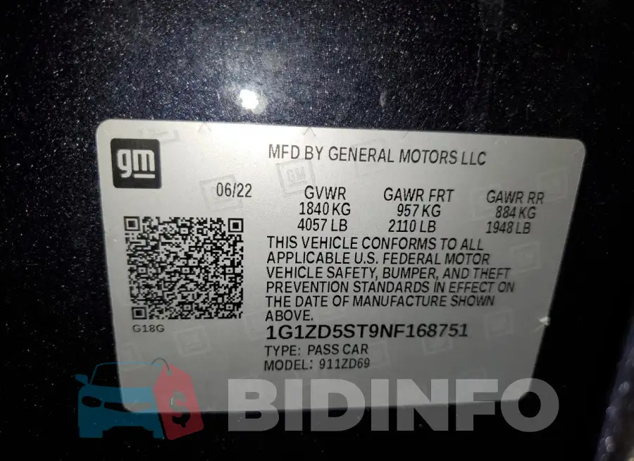 1G1ZD5ST9NF168751 Photo# 12