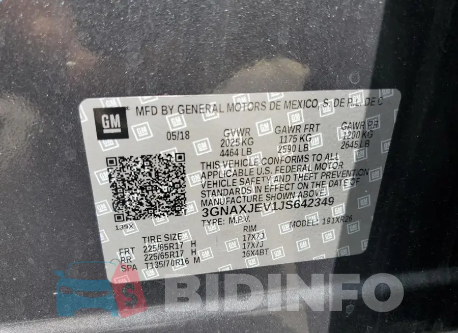 3GNAXJEV1JS642349 Photo# 14