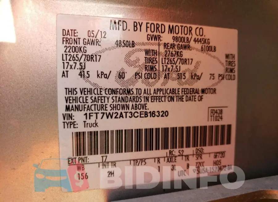 1FT7W2BT1GEC39375 Photo# 10
