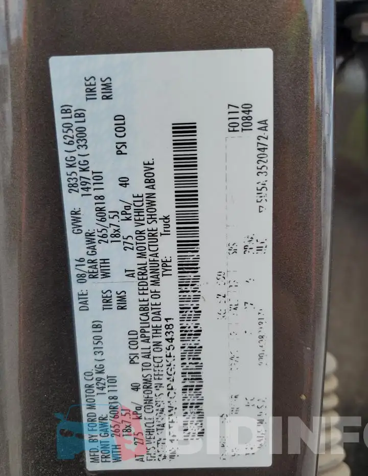 1FTEW1CP4GKF64381 Photo# 12