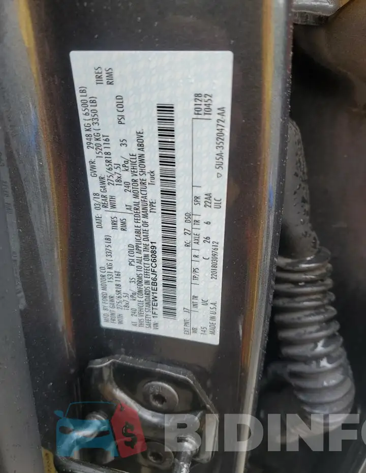 1FTEW1EB6JFC60891 Photo# 12