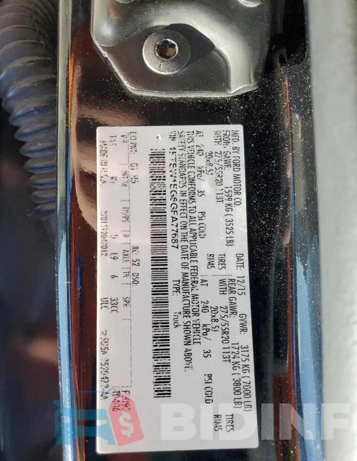 1FTEW1EG6GFA77687 Photo# 12