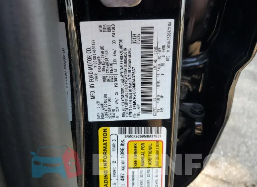 3FMCR9C69MRA37637 Photo# 13