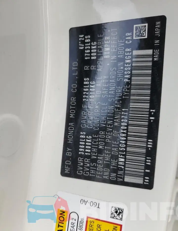 JHMFL5G46RX003771 Photo# 13