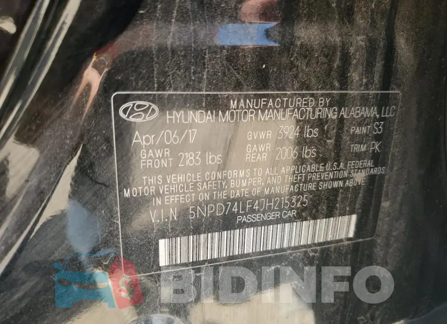 5NPD74LF4JH215325 Photo# 12
