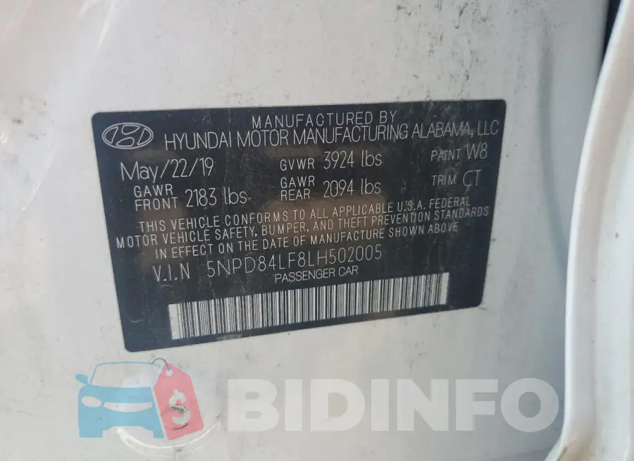 5NPD84LF8LH502005 Photo# 12