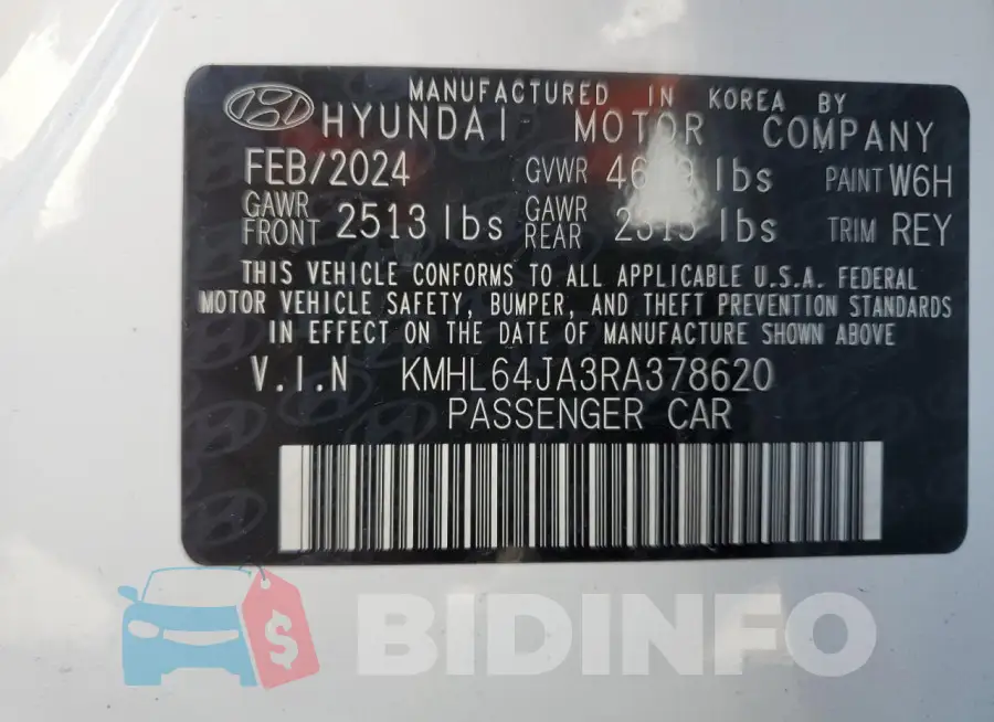 KMHL64JA3RA378620 Photo# 12