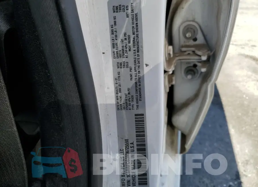 1C6RRFCG3MN725598 Photo# 12