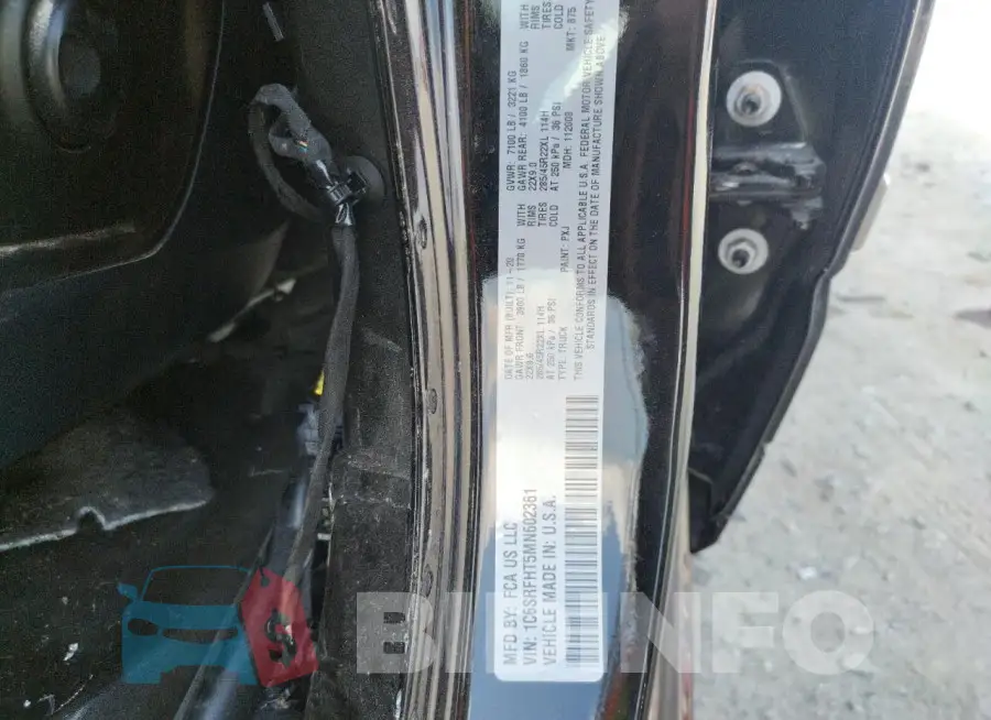 1C6SRFHT5MN602361 Photo# 13