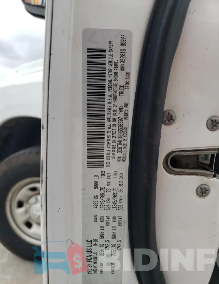 3C6TR4HT6HG536507 Photo# 12