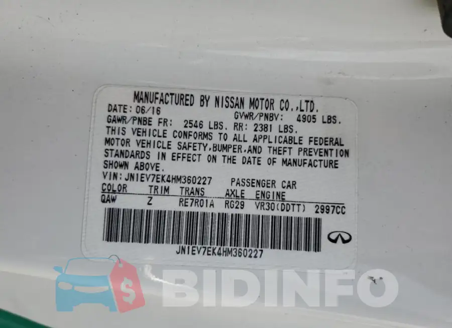 JN1EV7EK4HM360227 Photo# 12