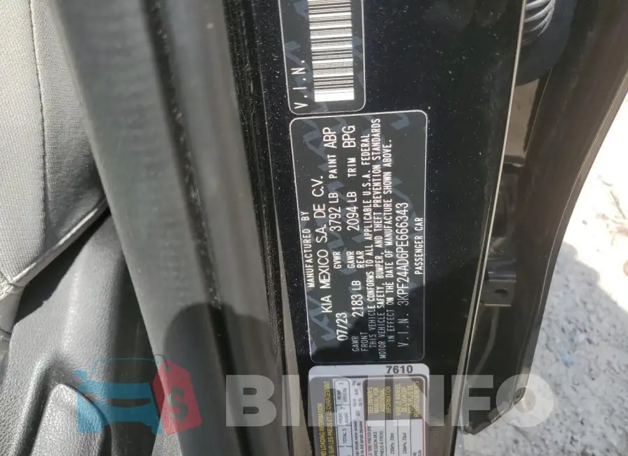 3KPF24AD6PE666343 Photo# 12