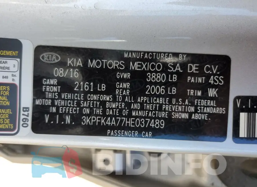 3KPFK4A77HE037489 Photo# 12