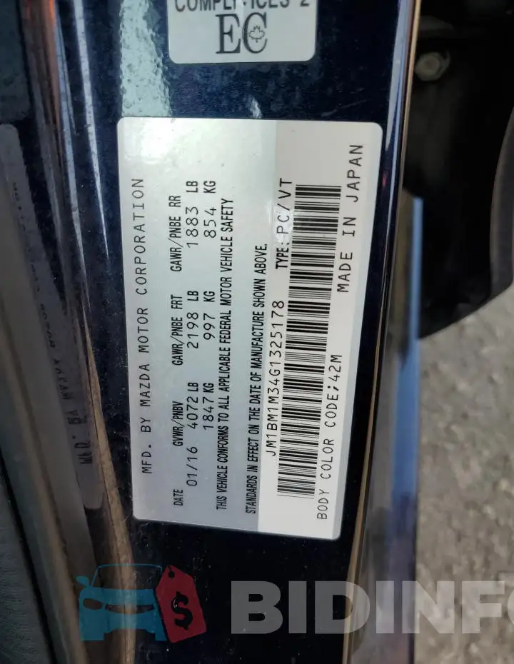 JM1BM1M34G1325178 Photo# 13