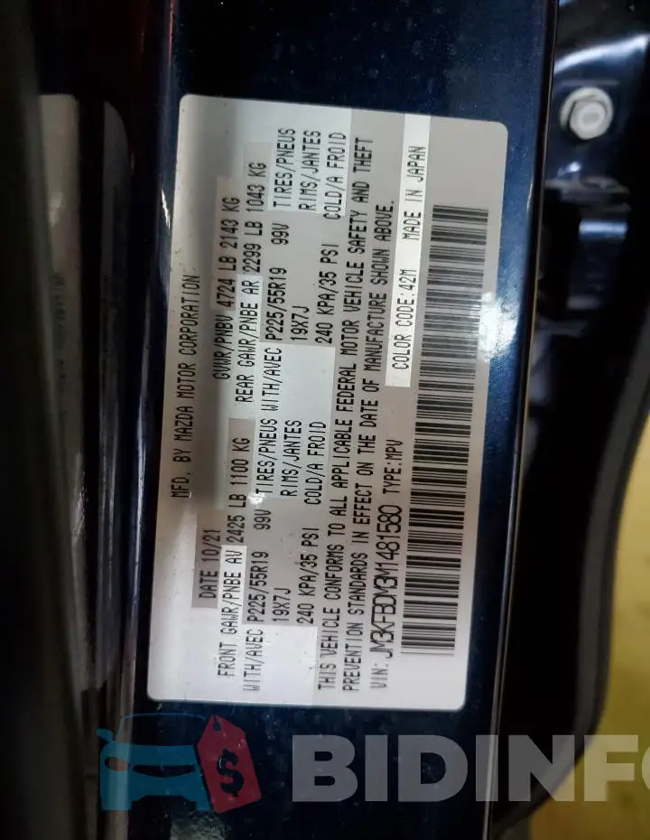 JM3KFBDM3M1481580 Photo# 13