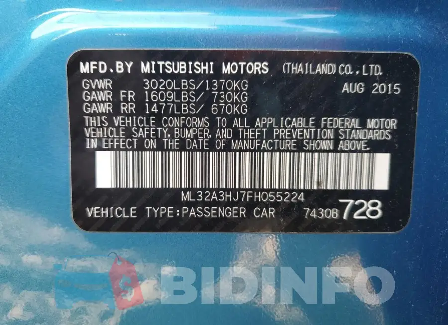 ML32A3HJ7FH055224 Photo# 12