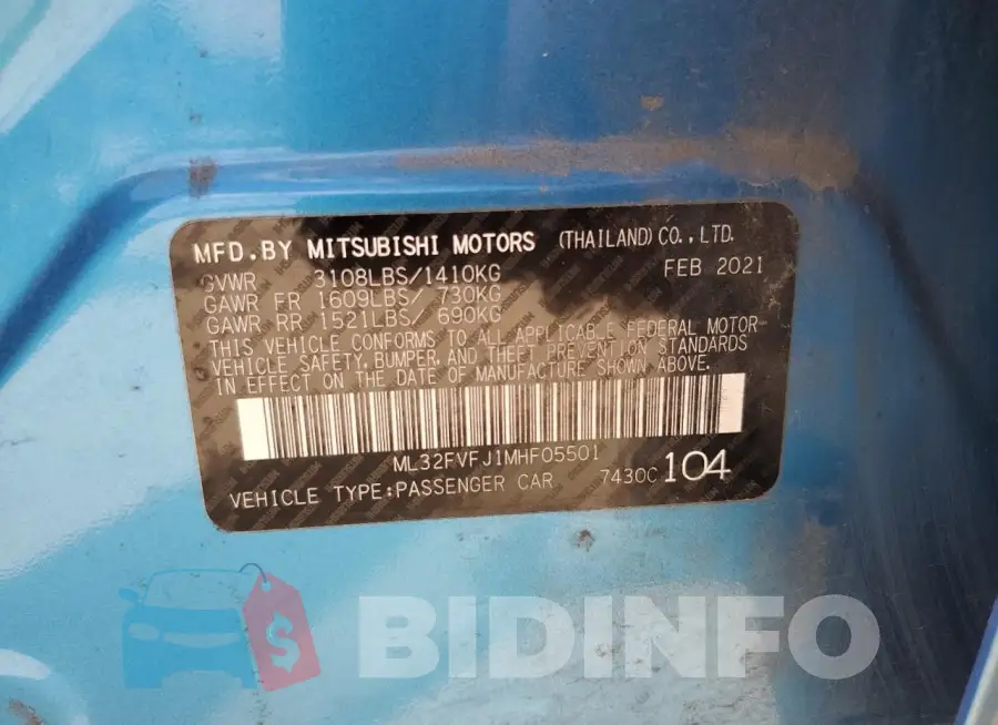 ML32FVFJ1MHF05501 Photo# 12