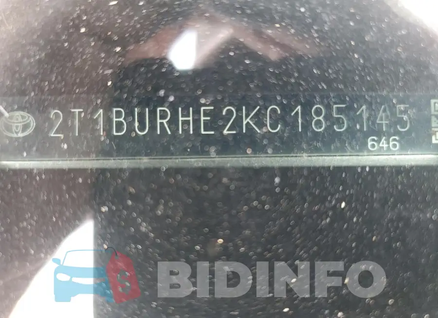 2T1BURHE2KC185145 Photo# 13