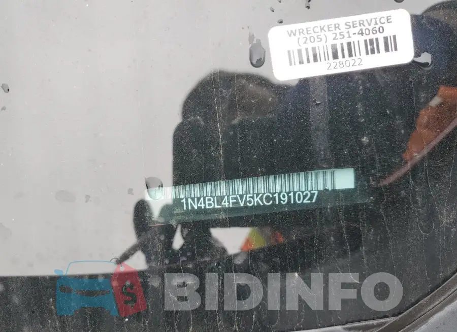 1N4BL4FV5KC191027 Photo# 12