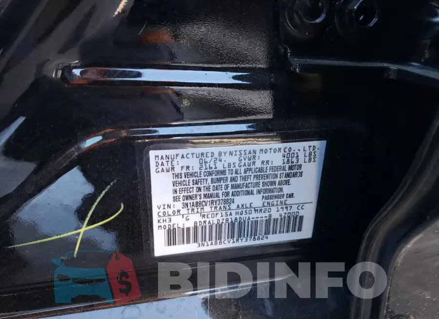3N1AB8CV1RY378824 Photo# 12