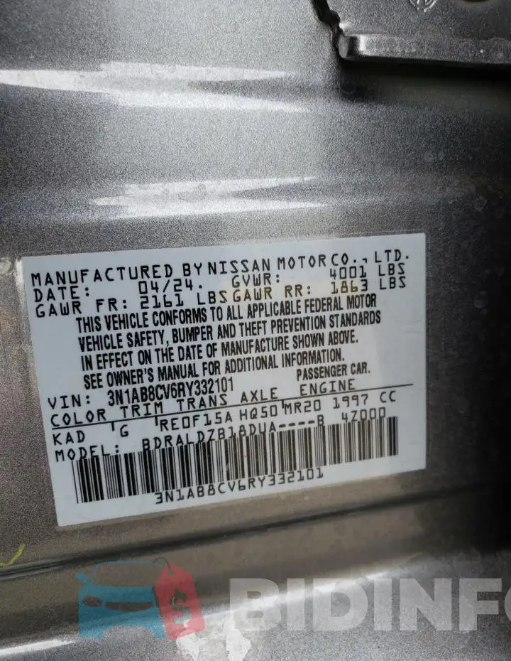 3N1AB8CV6RY332101 Photo# 12