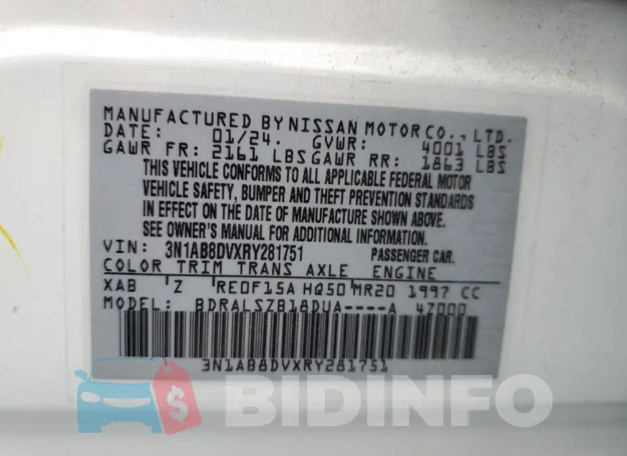 3N1AB8DVXRY281751 Photo# 13