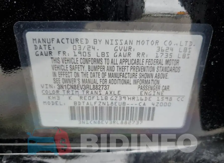 3N1CN8EV3RL882737 Photo# 12