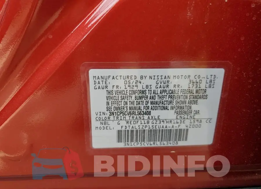 3N1CP5CV6RL563408 Photo# 14