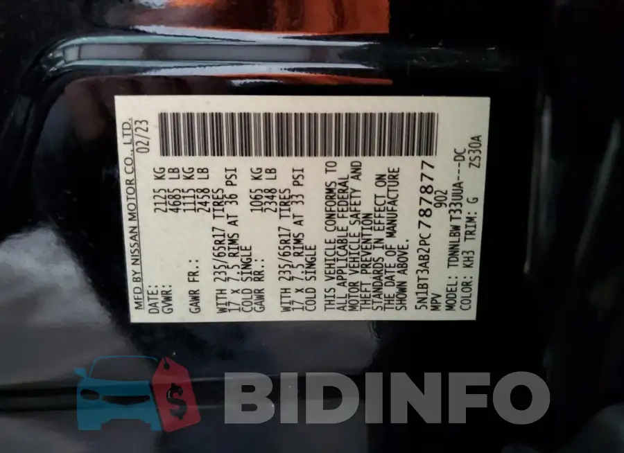 5N1BT3AB2PC787877 Photo# 13