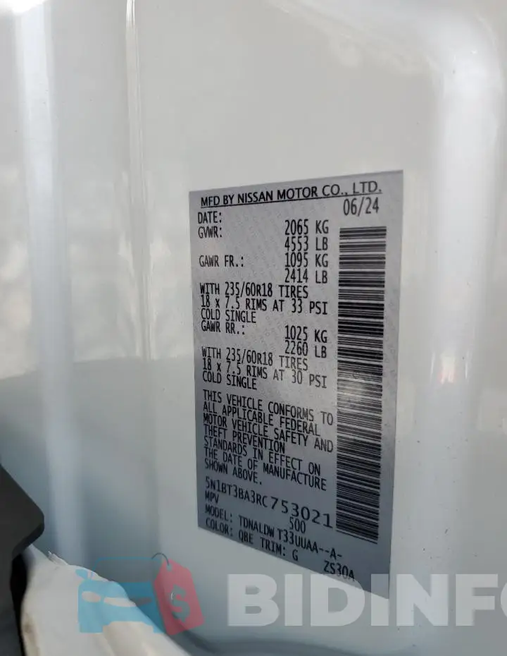 5N1BT3BA3RC753021 Photo# 13