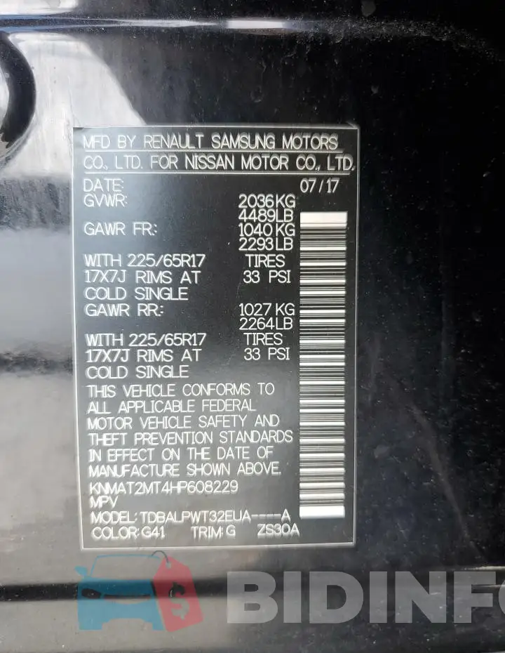 KNMAT2MT4HP608229 Photo# 13