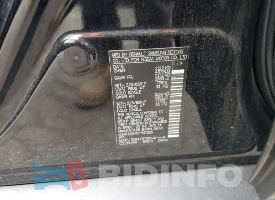KNMAT2MV5FP517226 Photo# 13