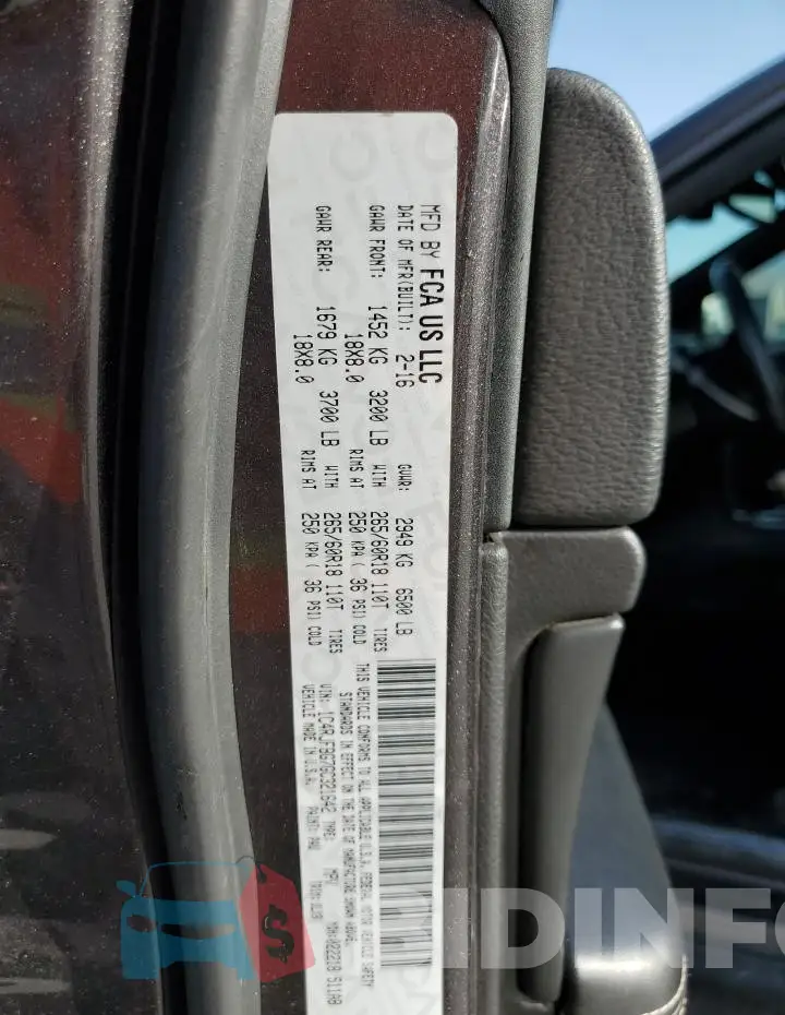 1C4RJFBG7GC321642 Photo# 13
