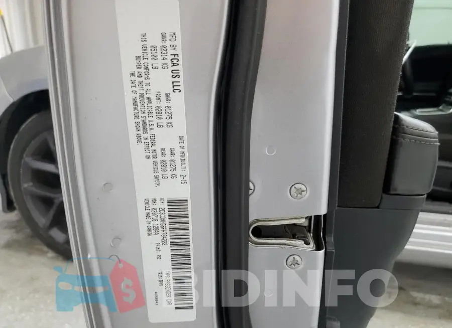 2C3CDXHG6FH784222 Photo# 12