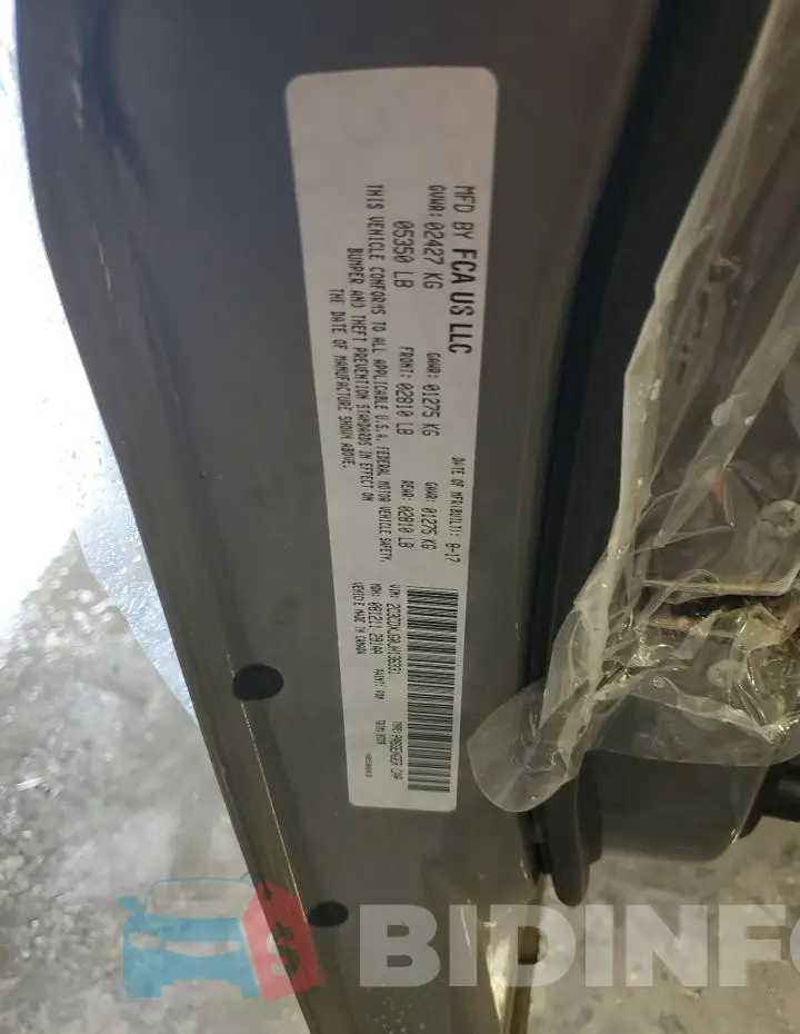 2C3CDXJG0JH136331 Photo# 12