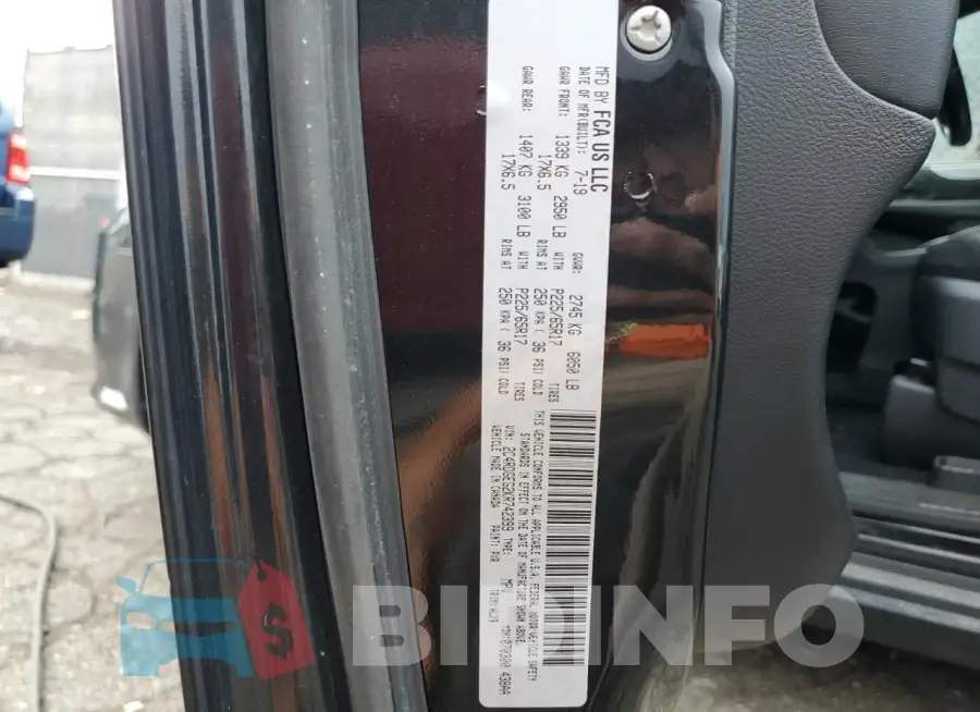 2C4RDGEG2KR742399 Photo# 13