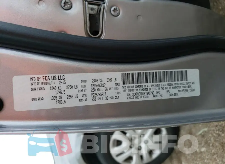 3C4PDCAB1FT649743 Photo# 13