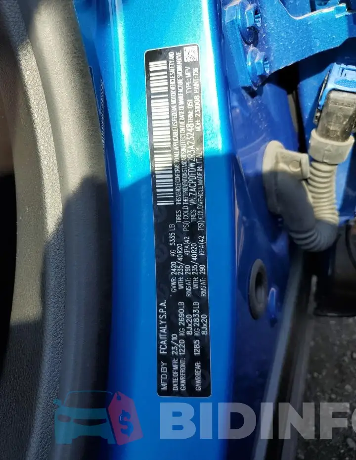 ZACPDFDW2R3A23248 Photo# 13