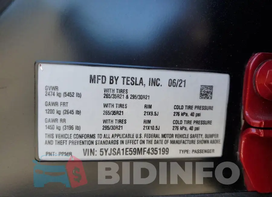 5YJSA1E59MF435199 Photo# 12