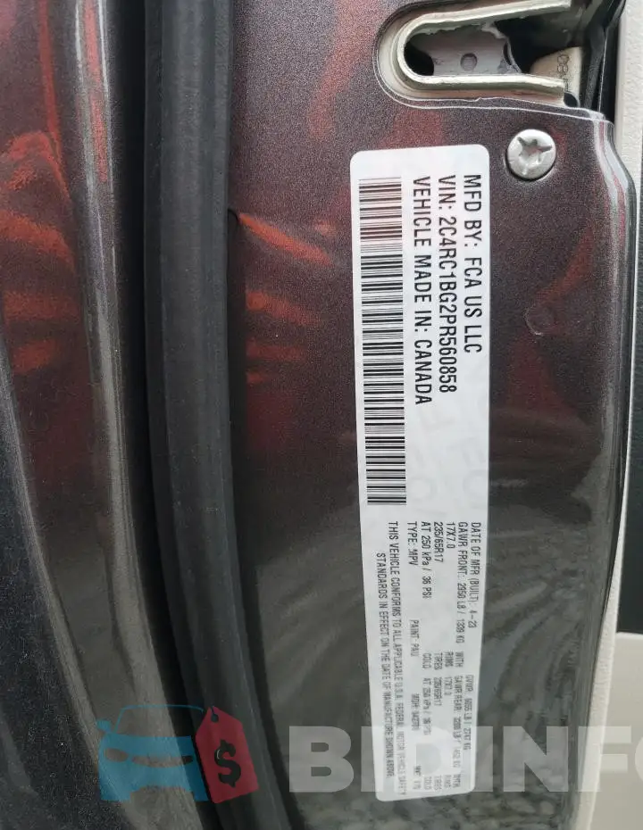 2C4RC1BG2PR560858 Photo# 13