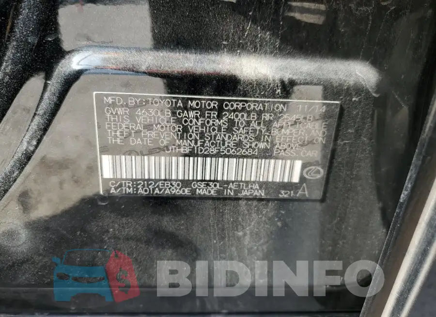 JTHBF1D28F5062684 Photo# 12