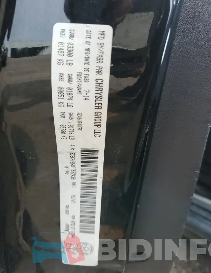 3C3CFFBR9FT507439 Photo# 12
