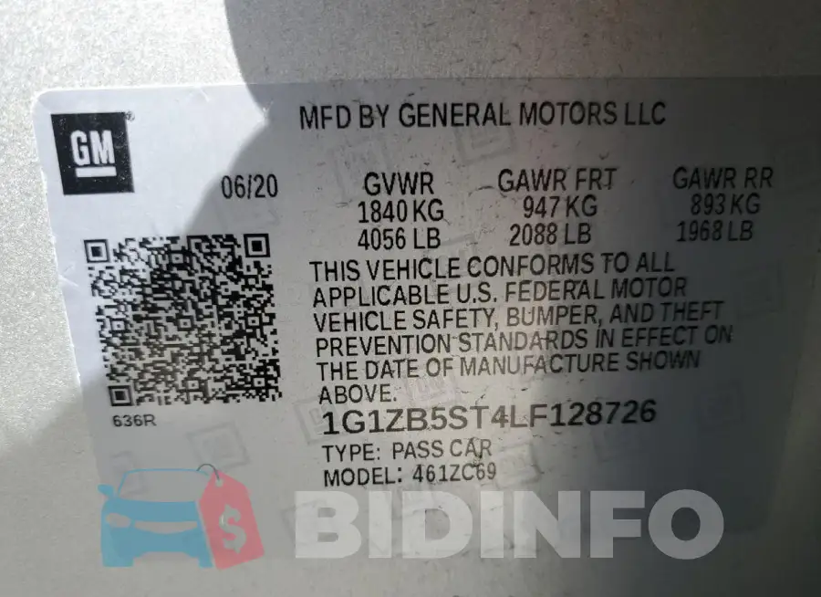 1G1ZB5ST4LF128726 Photo# 12
